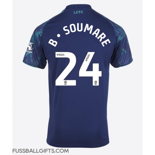 Leicester City Boubakary Soumare #24 Fußballbekleidung Auswärtstrikot 2025-26 Kurzarm